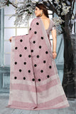 Ethnic Motifs Zari Woven Design Banarasi Saree
