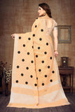 Ethnic Motifs Zari Woven Design Banarasi Saree