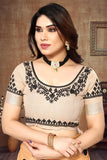 Ethnic Motifs Zari Woven Design Banarasi Saree