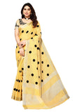 Ethnic Motifs Zari Woven Design Banarasi Saree