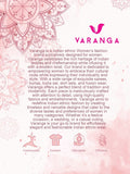 Varanga Women Lavender Lurex Kurta Set With Halter Neck