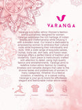 Varanga Women Pink Thread Embroidered V-Neck Straight Kurta With Bottom And Dupatta