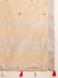Ethnic Motifs Zari Woven Design Banarasi Saree