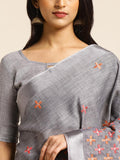 Ethnic Motifs Zari Woven Design Banarasi Saree