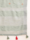Ethnic Motifs Zari Woven Design Banarasi Saree