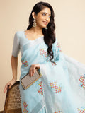 Ethnic Motifs Zari Woven Design Banarasi Saree