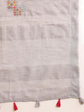 Ethnic Motifs Zari Woven Design Banarasi Saree