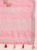 Ethnic Motifs Zari Woven Design Banarasi Saree