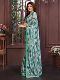 Ethnic Motifs Zari Woven Design Banarasi Saree