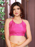 Ethnic Motifs Zari Woven Design Banarasi Saree