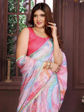 Ethnic Motifs Zari Woven Design Banarasi Saree