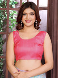 Ethnic Motifs Zari Woven Design Banarasi Saree