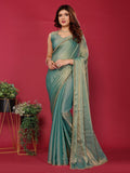 Ethnic Motifs Zari Woven Design Banarasi Saree