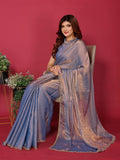 Ethnic Motifs Zari Woven Design Banarasi Saree