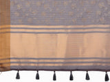 Ethnic Motifs Zari Woven Design Banarasi Saree