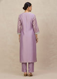 varanga Women Shimmer Kurta Set With Elegant Zari Embroidery, Paired With A Sequin-Detailed Net Dupatta.