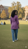Soft Purple Buti Print Tunic