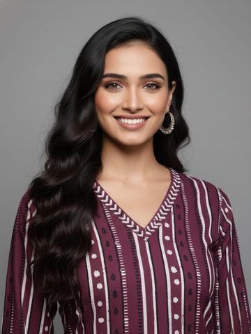 Varanga Geometric Printed Kurta