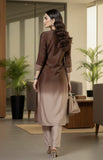 Varanga Women Mandarin Collar Placement Embroidered Kurta Paired With  Tonal Bottom