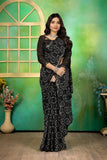 Ethnic Motifs Zari Woven Design Banarasi Saree