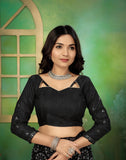 Ethnic Motifs Zari Woven Design Banarasi Saree