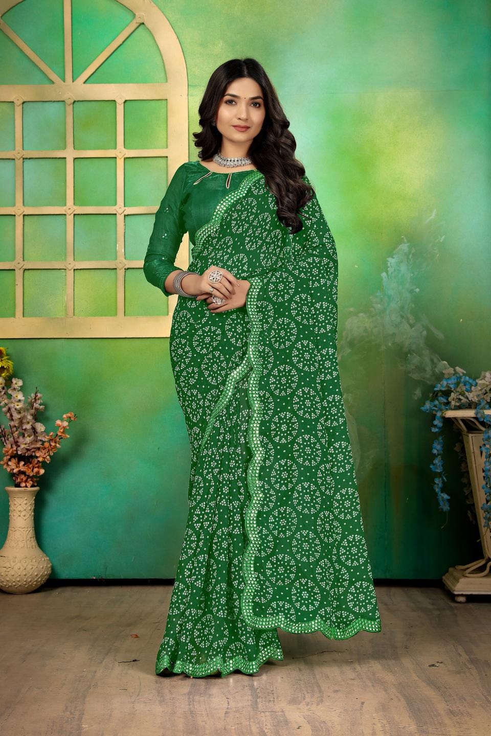 Ethnic Motifs Zari Woven Design Banarasi Saree
