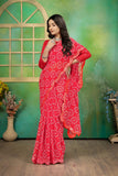 Ethnic Motifs Zari Woven Design Banarasi Saree