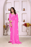 Ethnic Motifs Zari Woven Design Banarasi Saree