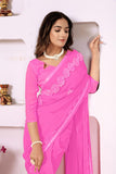 Ethnic Motifs Zari Woven Design Banarasi Saree