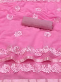 Ethnic Motifs Zari Woven Design Banarasi Saree