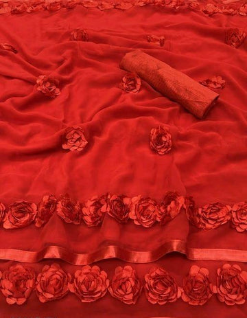 Ethnic Motifs Zari Woven Design Banarasi Saree