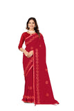 Ethnic Motifs Zari Woven Design Banarasi Saree