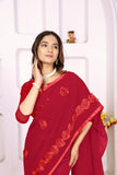 Ethnic Motifs Zari Woven Design Banarasi Saree