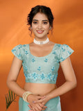 Ethnic Motifs Zari Woven Design Banarasi Saree