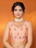 Ethnic Motifs Zari Woven Design Banarasi Saree