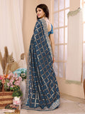 Ethnic Motifs Zari Woven Design Banarasi Saree