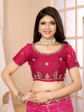 Ethnic Motifs Zari Woven Design Banarasi Saree
