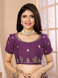 Ethnic Motifs Zari Woven Design Banarasi Saree