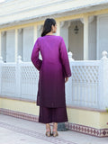 Varanga Women Ombre Magenta A-Line Kurta Set