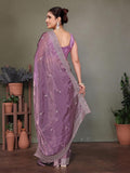 Ethnic Motifs Zari Woven Design Banarasi Saree