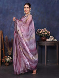 Ethnic Motifs Zari Woven Design Banarasi Saree