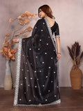 Ethnic Motifs Zari Woven Design Banarasi Saree