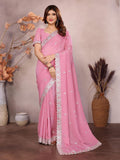 Ethnic Motifs Zari Woven Design Banarasi Saree