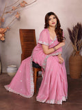 Ethnic Motifs Zari Woven Design Banarasi Saree