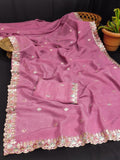 Ethnic Motifs Zari Woven Design Banarasi Saree