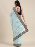 Ethnic Motifs Zari Woven Design Banarasi Saree