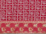 Ethnic Motifs Zari Woven Design Banarasi Saree