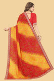 Ethnic Motifs Zari Woven Design Banarasi Saree