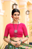Ethnic Motifs Zari Woven Design Banarasi Saree