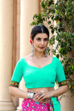 Ethnic Motifs Zari Woven Design Banarasi Saree
